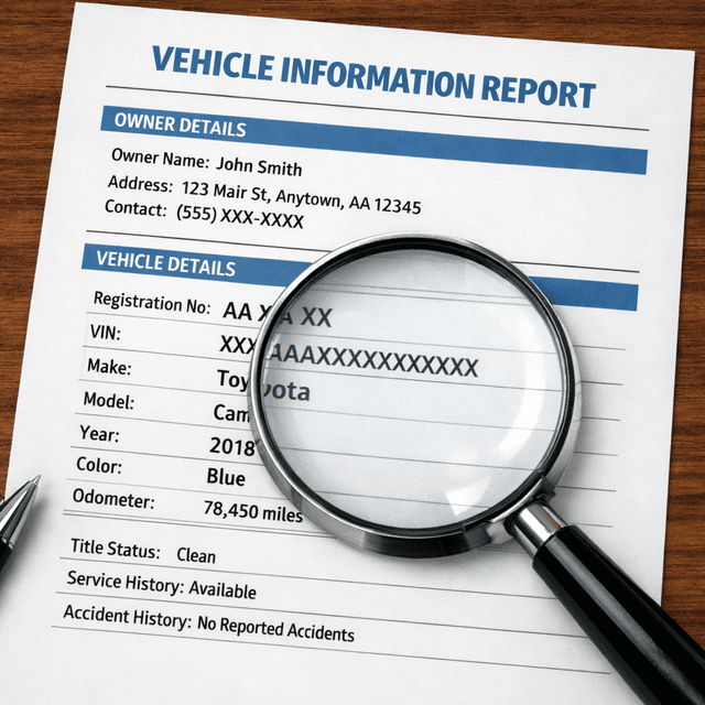Vehicle OCR API for VIN, Odometer & Chassis Data