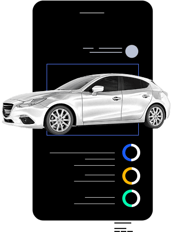 Outlined car