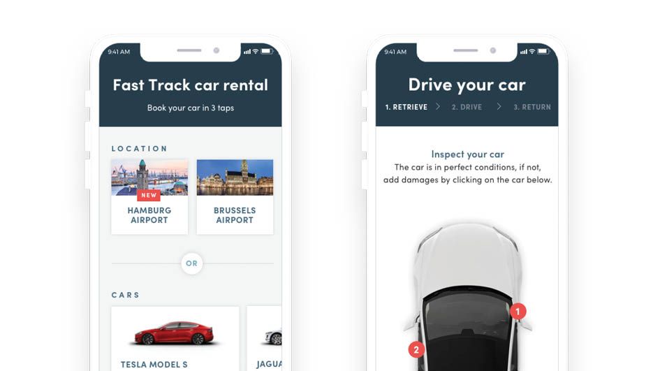 Car rental app