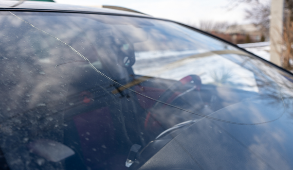 vehicle glass crack