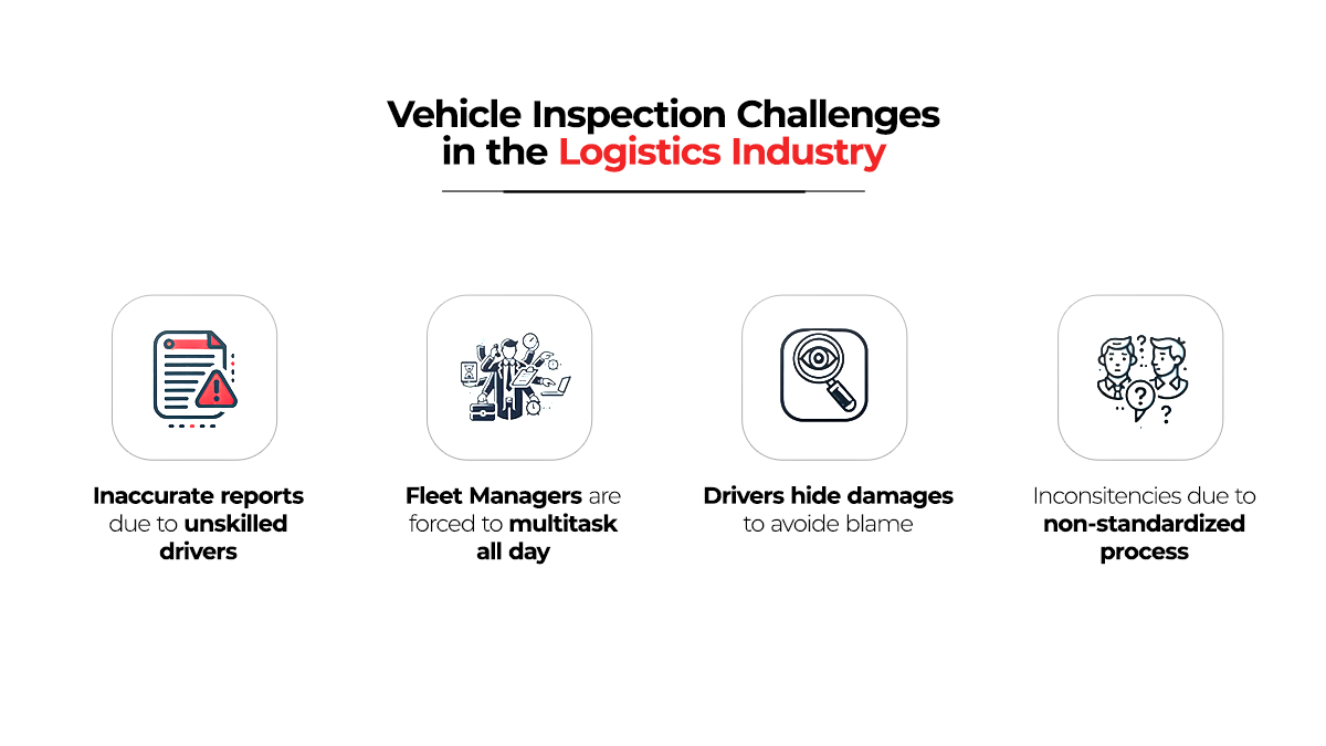 Vehicle inspection challenges in the logistics industry