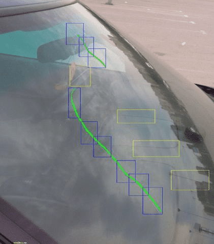 Windshield damage detection using the ensemble method