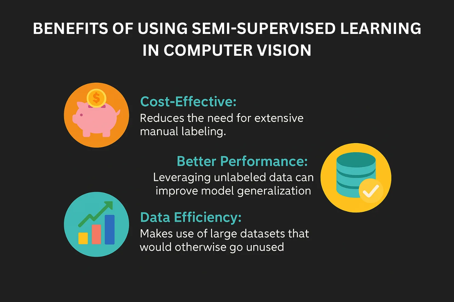 Benefits of using a semi-supervised learning model