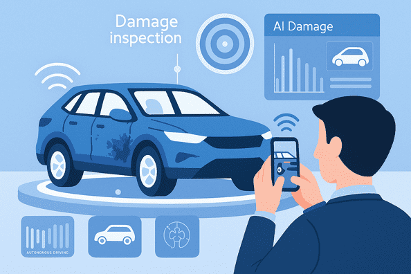 AI-powered vehicle damage inspections
