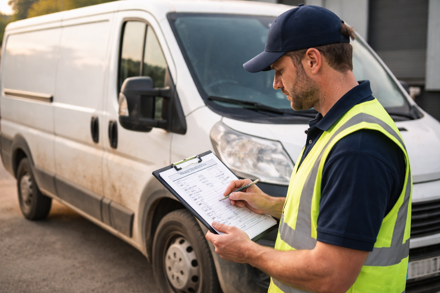Manual fleet inspection for check-in/check-out inspections 