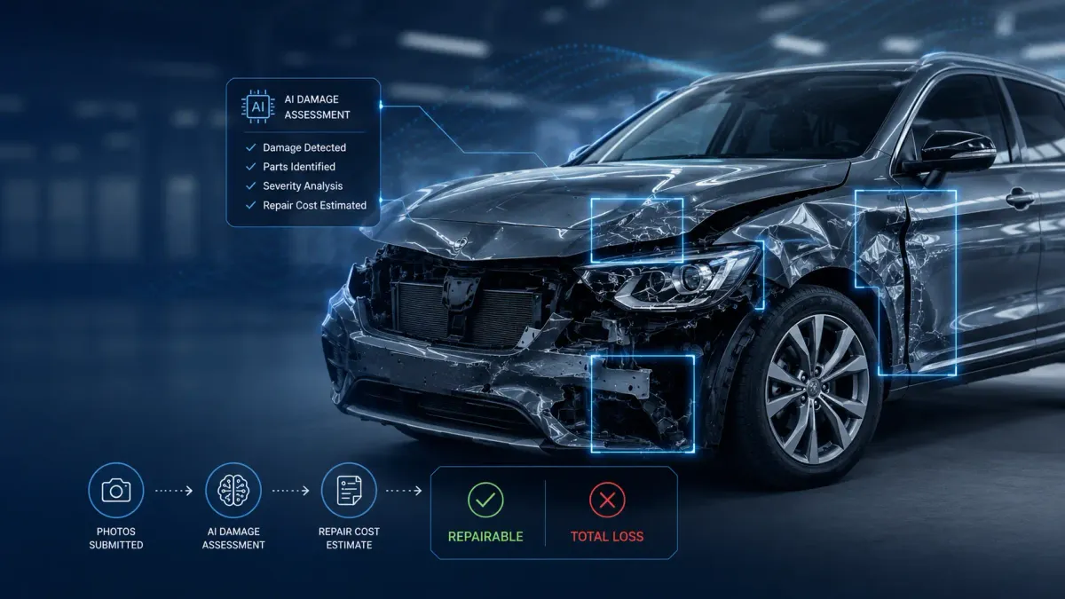 Total Loss vs Repairable: How Insurers Decide and How AI Improves Claim Decisions