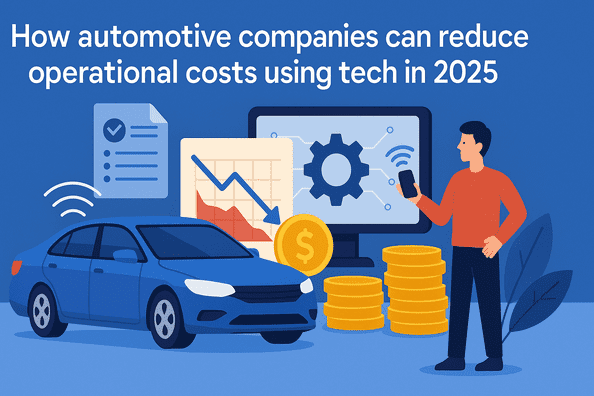 How Automotive companies can reduce operational costs using tech in 2025
