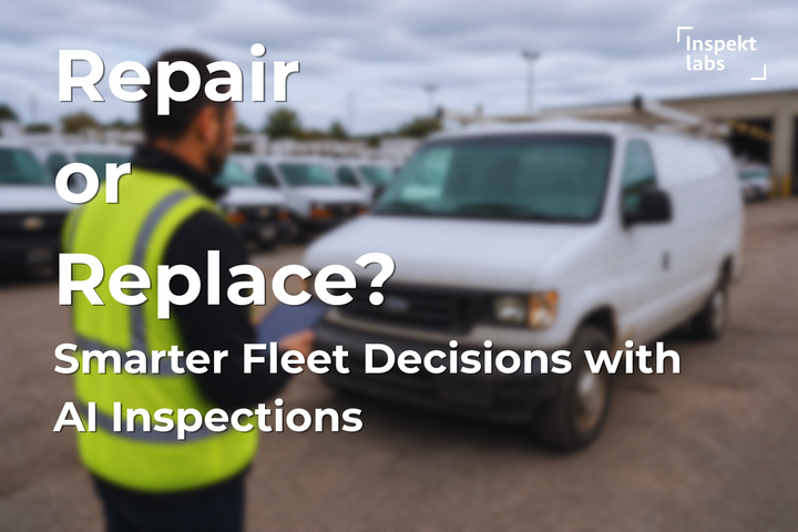 Repair or replace decisions for fleet companies using AI